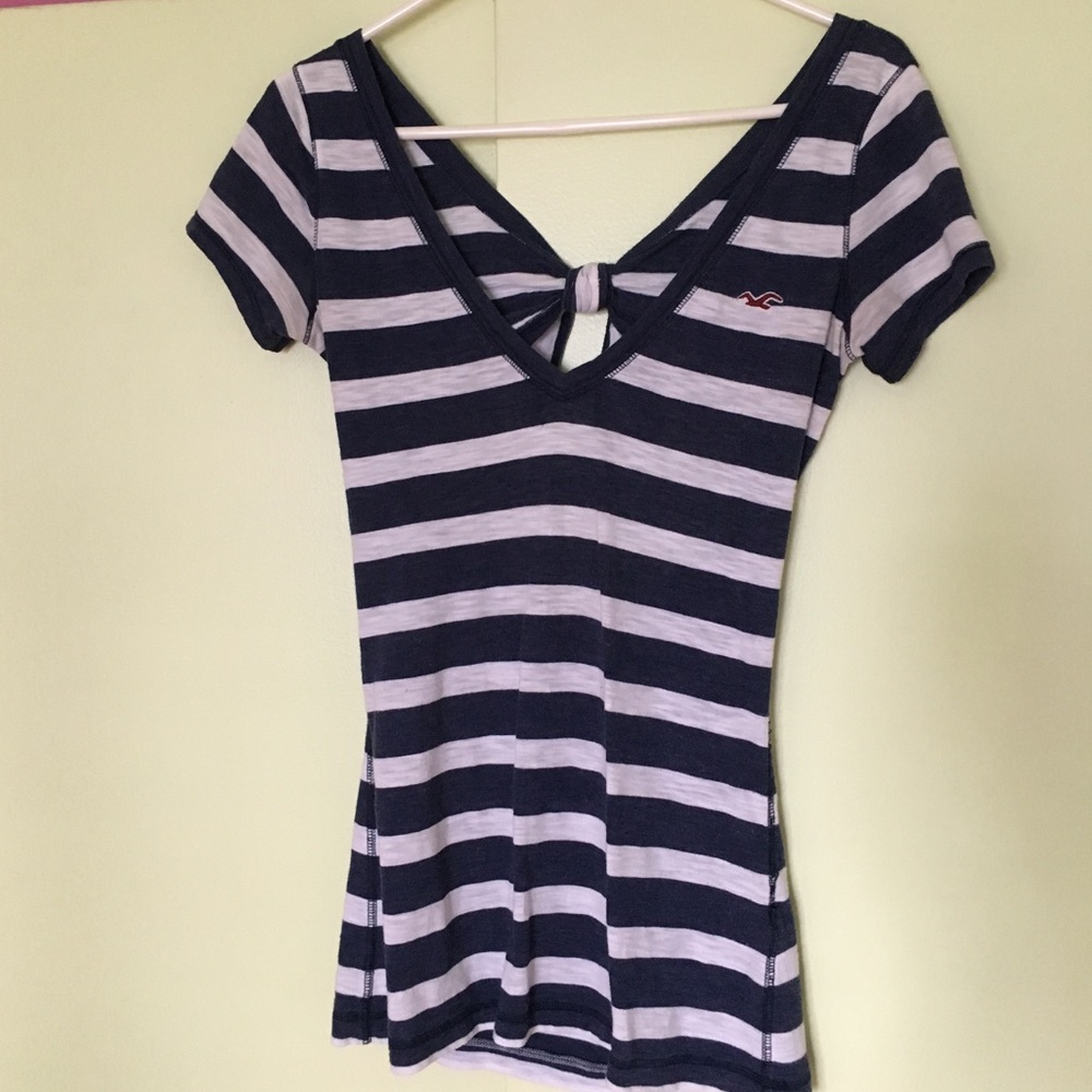 Hollister V-Neck with Tie Back
